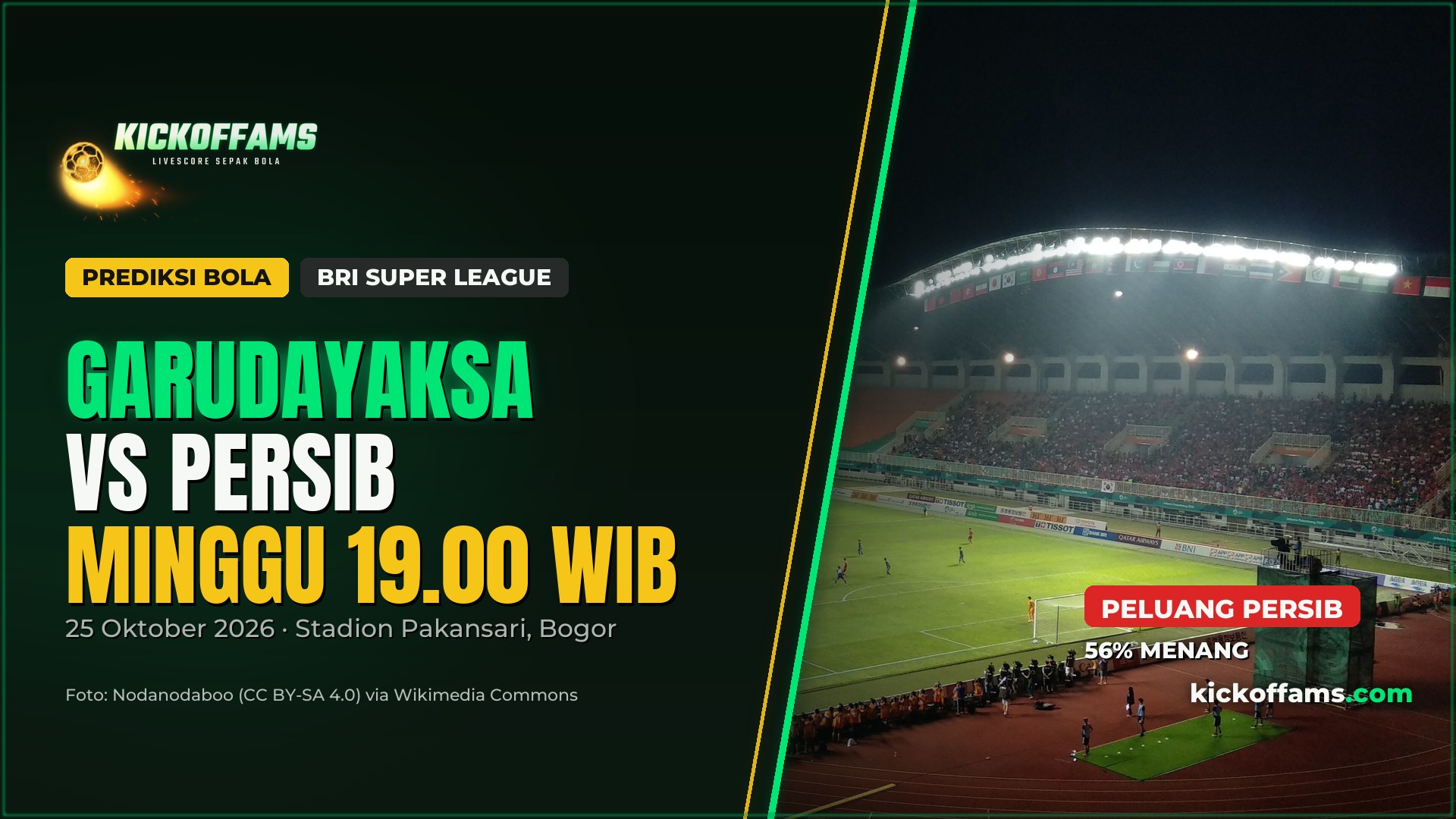 Prediksi Garudayaksa vs Persib Bandung: Peluang Maung Bangkit di Pakansari