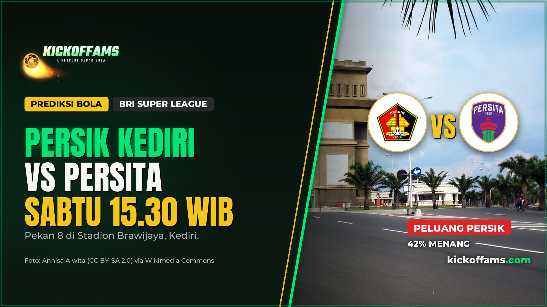 Prediksi Persik vs Persita 31 Oktober 2026: Tuan Rumah Tipis Diunggulkan